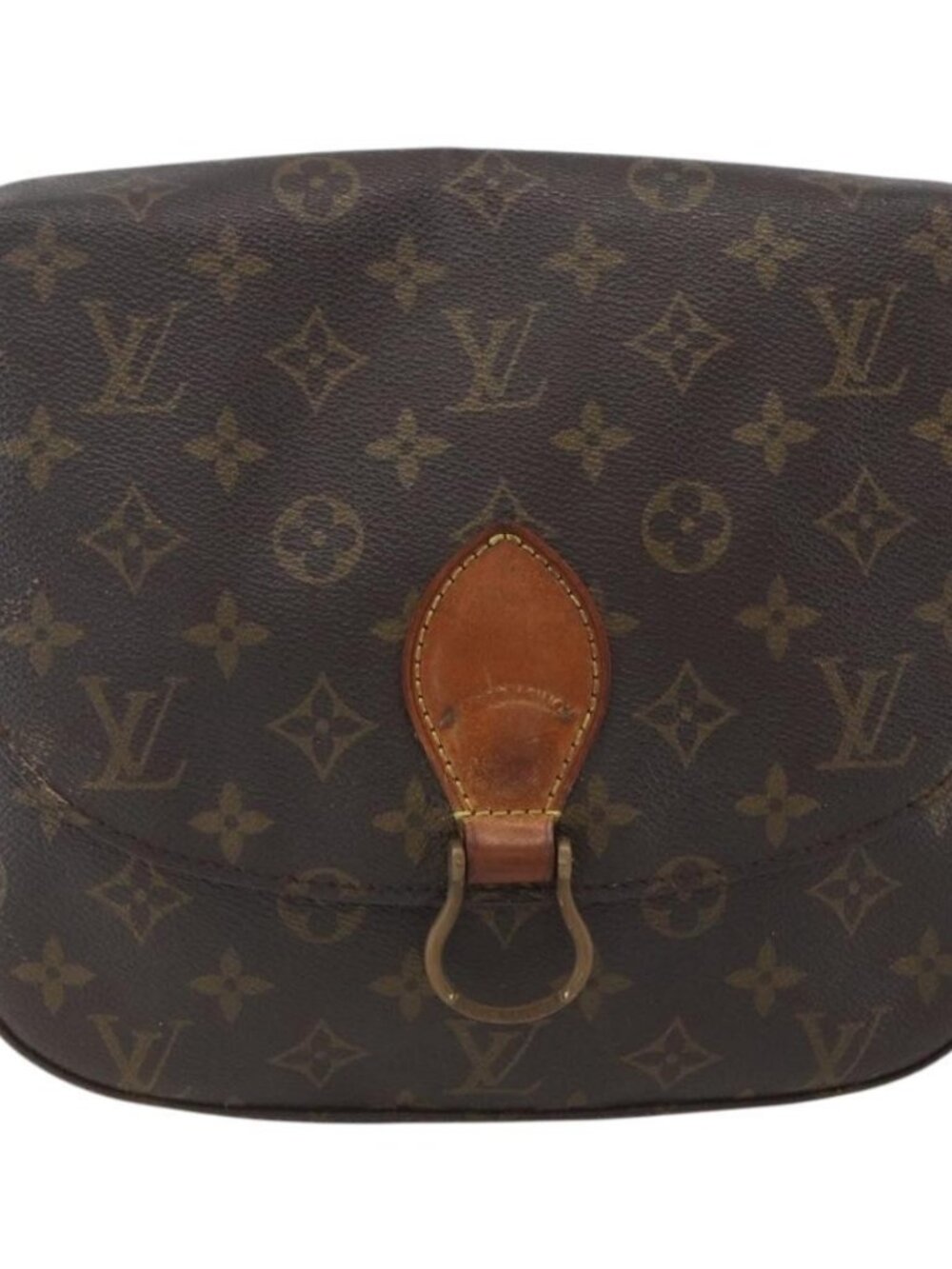 Authentic LOUIS VUITTON Monogram Saint Cloud GM Shoulder Bag M51242 LV - Picture 5 of 16